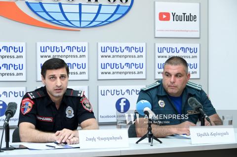 Press conference dedicated to the opening of the beach season in Sevan