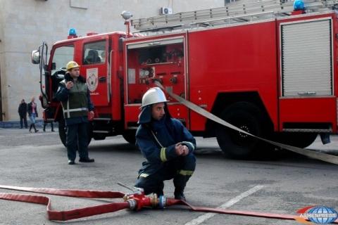 Пожар на территории  Ереванской ГЭС-1 потушен