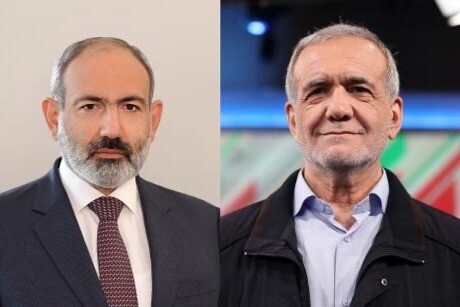 Primer ministro de Armenia y recientemente elegido presidente de Irán se comunicaron  telefónicamente