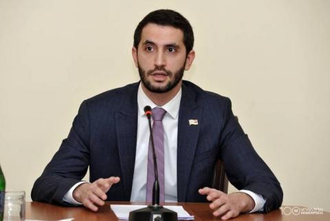 Армению на МПА СНГ представил вице-спикер НС Рубен Рубинян