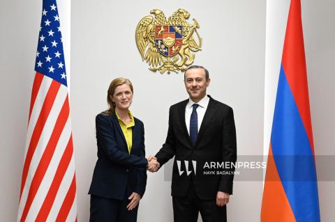 Armen Grigoryan and Samantha Power discussed the possibilities of implementing the “Crossroads of Peace” project