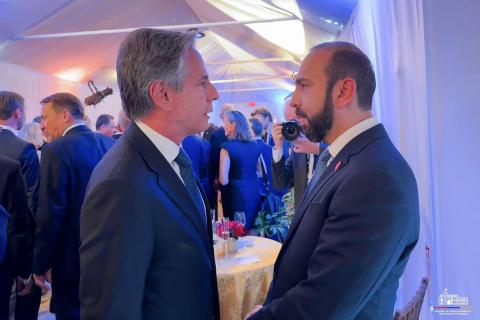 Ministro de Asuntos Exteriores de Armenia participó en la recepción oficial organizada por el presidente de Estados Unidos en Washington