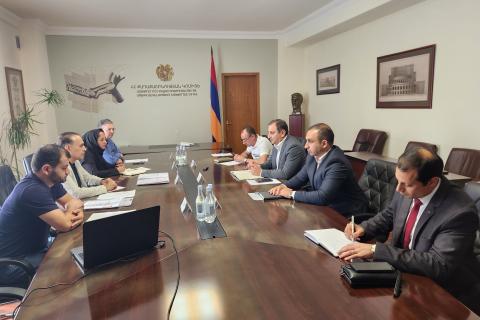 کمیته شهرسازی جمهوری ارمنستان و شرکت ایرانی به بررسی چشم انداز های ساخت منازل مسکونی  پرداخته اند