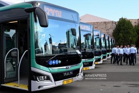 Próximamente se enviarán 171 nuevos autobuses de China a Ereván