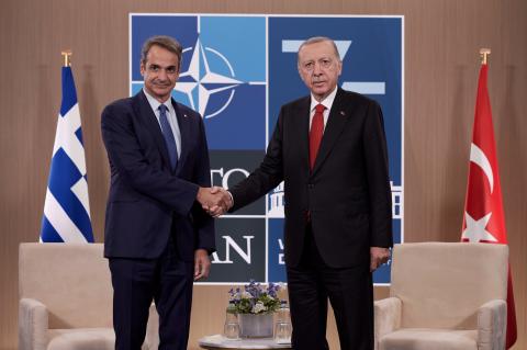 Էրդողանը հանդիպել է Հունաստանի վարչապետի հետ