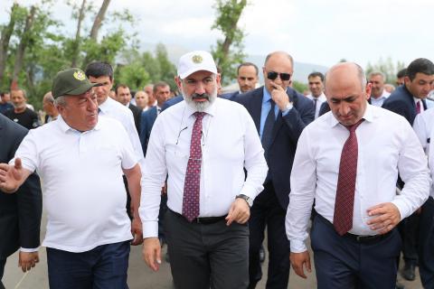Dans la région d'Aragatsotn, le Premier ministre s'est familiarisé avec les travaux réalisés en 2023 et les projets en cours