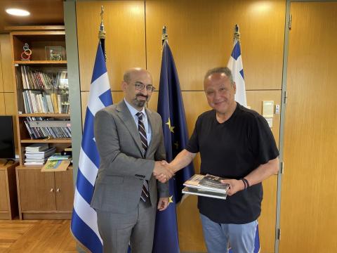 The Ambassador of Armenia to Greece met with the mayor of Thessaloniki