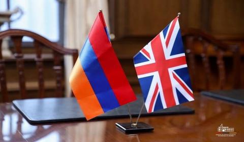 ميرزويان ولامي يناقشات إمكانيات تعميق العلاقات بين أرمينيا والمملكة المتحدة
