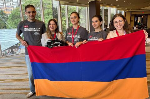 Հայաստանը ներկայացնող ուսանողական թիմը երրորդ տեղն է գրավել ինքնավար մեքենաների միջազգային մրցույթում