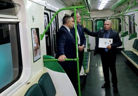 Acting General Director of the Yerevan Metro received Vassilis Maragos