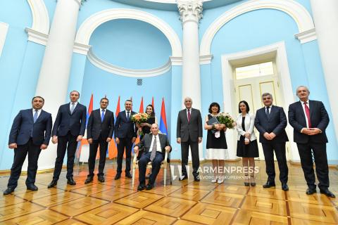 President of Armenia presents awards to scientists who contributed to the development of Armenology