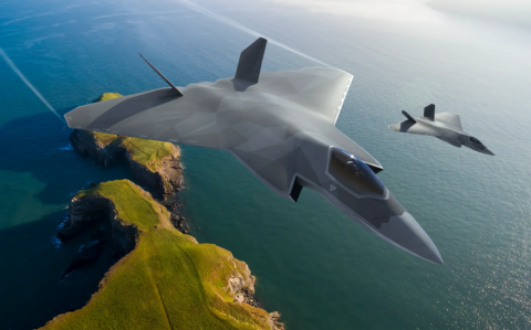 Британия, Италия и Япония представили модель боевого самолета шестого поколения