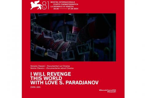 « Je vengerai le monde par l’amour » : un film dédié à Sergueï Paradjanov sera présenté au Festival du film de Venise