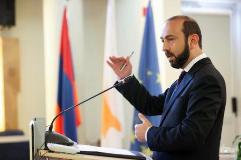 Ermenistan Dışişleri Bakanı Kıbrıs Büyükelçilerinin yıllık konferansına katıldı