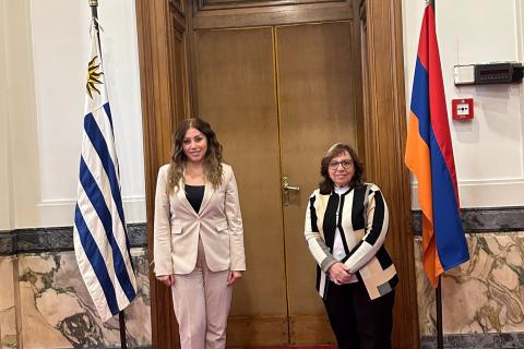 Посол Армении встретилась с председателем Палаты представителей Уругвая