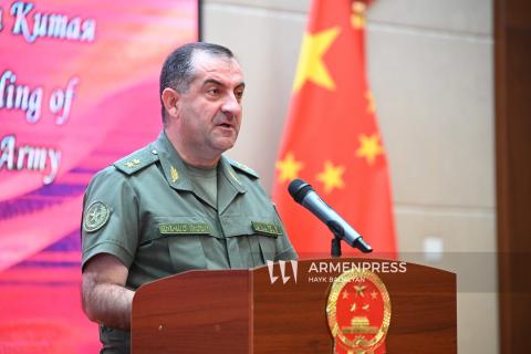 Сотрудничество между оборонными ведомствами Армении и Китая успешно развивается: начальник Генштаба ВС Армении