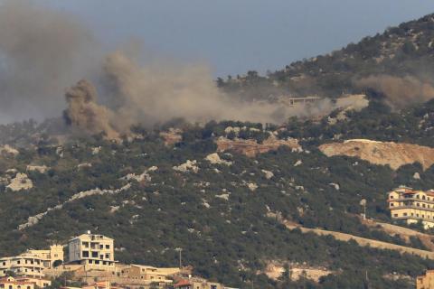 L'armée israélienne a frappé 10 cibles du Hezbollah dans sept zones différentes du sud du Liban
