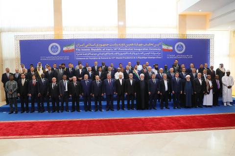 حضور نخست وزیر جمهوری ارمنستان در مراسم تحلیف رئیس جمهور ایران