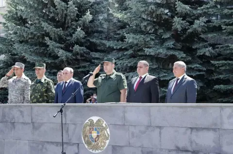 Edgar Hunanyan fue nombrado comandante de la guardia fronteriza del Servicio de Seguridad Nacional de Armenia