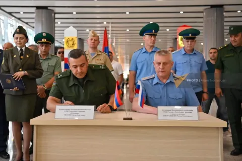 نقل مهام حماية حدود الدولة المشتركة الأرمني-الروسي في مطار "زفارتنوتس" إلى الجانب الأرمني بالكامل