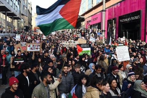 В Тегеране проходят демонстрации в поддержку Палестины