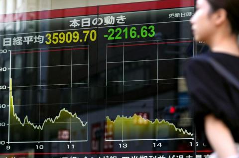 Asian Stocks down - 05-08-24
