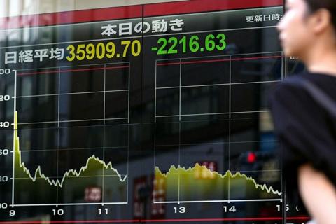 Nikkei-ի շեշտակի անկումը գերազանցել է 1987 թվականի «սև երկուշաբթիի» մակարդակը