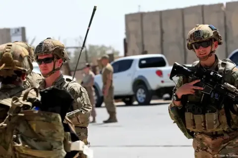В результате нападения на военную базу в Ираке ранения получили пятеро военнослужащих США