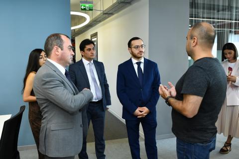 Armenian Minister of High-Tech Industry Mkhitar Hayrapetyan visits Armenian office of ServiceTitan