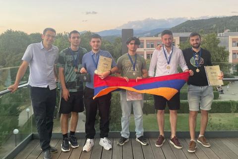 Yerevan State University students win 4 gold, 1 silver at International Mathematics Competition