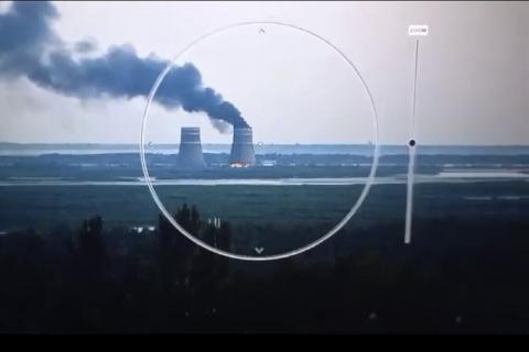 Ukraine and Russia trade blame for fire at Zaporizhzhia nuclear power plant