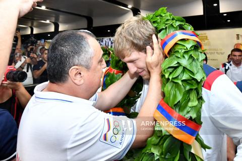 Armenian athletes return from Paris Olympics