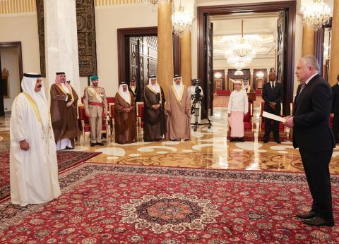 Armenian Ambassador presents credentials to King of Bahrain