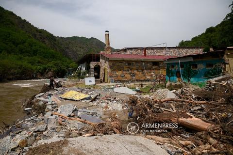 Правительство Армении предоставит ​​компенсацию за погибший из-за наводнения домашний скот, потерянные или поврежденные деревья