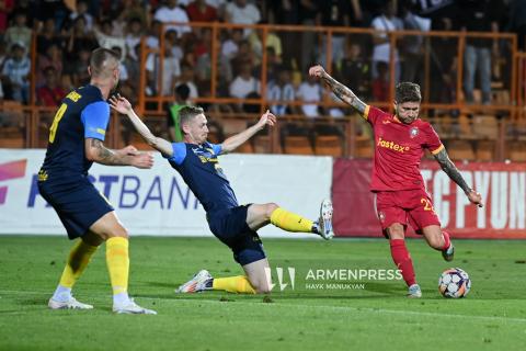 في دوري المؤتمرات لكرة القدم للأندية الأوروبية نادي "بيونيك" يريفان يفوز على بطل سلوفانيا "سيلكي" في المباراة الأولى