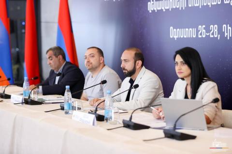 FM Mirzoyan chairs diplomatic discussions on expanding regional and international cooperation