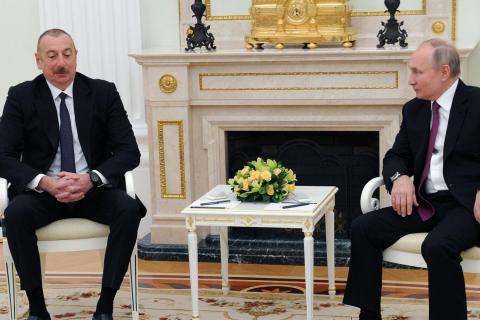 Putin, Aliyev discuss Armenia-Azerbaijan peace process