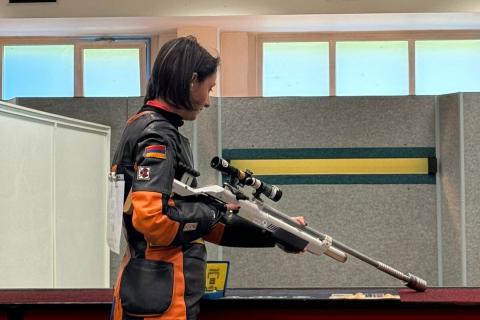 Armenian women's shooting team wins silver at European Championship