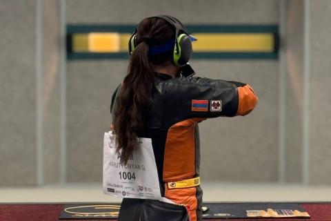 Gohar Harutyunyan, campeona europea de tiro