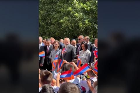 Prime Minister Pashinyan attends opening ceremony of new school in Vaghatin, Syunik Province