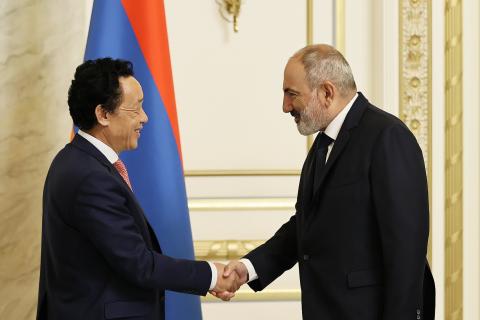 PM Nikol Pashinyan meets with FAO Director-General Qu Dongyu in Yerevan