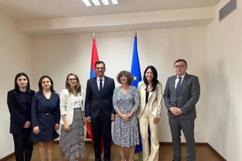 Delegación de la Dirección de Derechos Humanos del Consejo de Europa llegó a Armenia