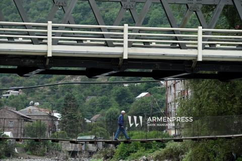 ალავერდში სანაჰინის რაიონთან საგზაო დამაკავშირებელი ხიდი ამოქმედდა