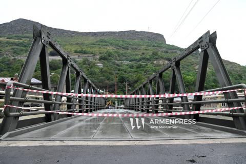 Se puso en funcionamiento un nuevo puente en Sanahin.