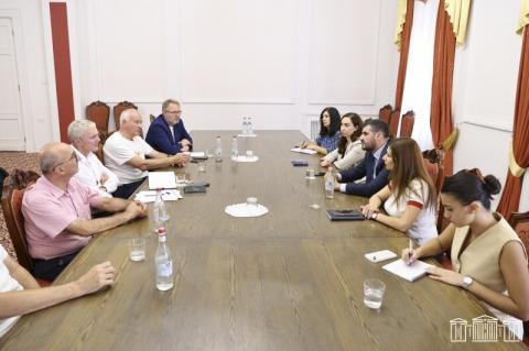 Armenian lawmaker raises issues of forcibly displaced persons from Nagorno-Karabakh during meeting with Danish delegation