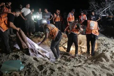 Hamas says Israeli strikes kill 40 in Gaza safe zone