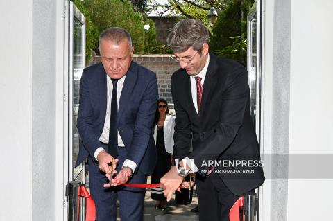 Inauguration du bâtiment reconstruit du pénitencier d'Abovyan