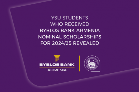 5 more YSU students awarded AMD 1 million scholarship each: Byblos Bank Armenia continues to motivate young minds