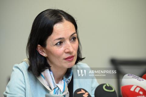 Press conference of Minister of Education, Science, Culture and Sport Zhanna Andreasyan