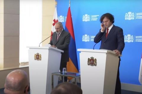 Primeros ministros de Armenia y Georgia hacen declaraciones sobre los resultados de la reunión